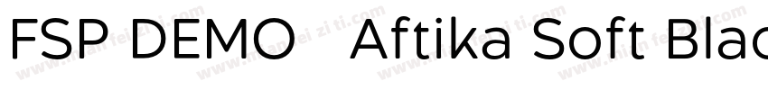 FSP DEMO   Aftika Soft Black Regul字体转换